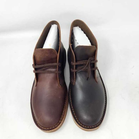 Men\'s 9 Clarks Bushacre 2 dark brown chukka boots shoes main image 4